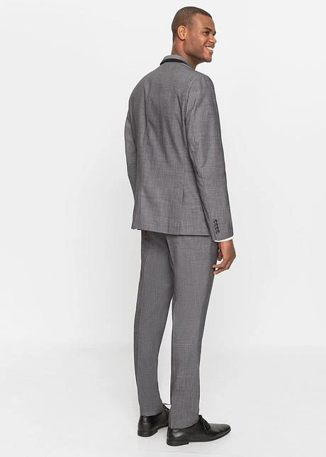 Costume 3 Pièces : Veste De Costume, Pantalon, Cravate Slim Fit 5 Costume 3 Pièces : Veste De Costume, Pantalon, Cravate Slim Fit - Afbeelding 3