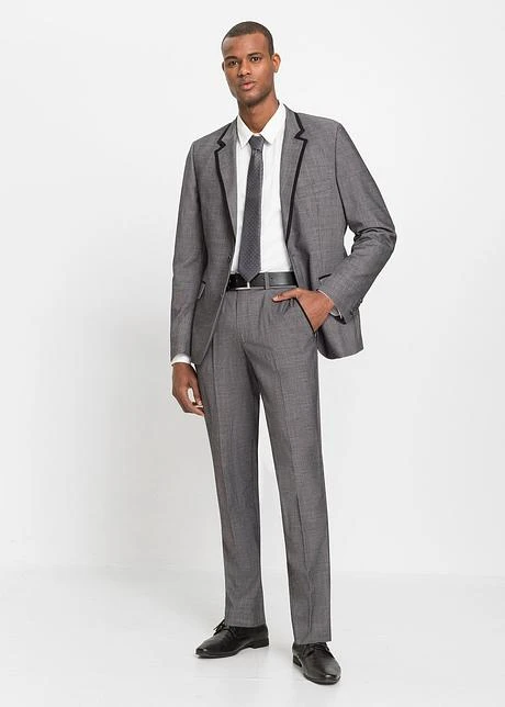 Costume 3 Pièces : Veste De Costume, Pantalon, Cravate Slim Fit 6 Costume 3 Pièces : Veste De Costume, Pantalon, Cravate Slim Fit - Afbeelding 4