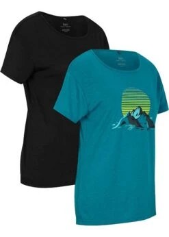 Lot De 2 T-shirts Fonctionnels Manches Courtes