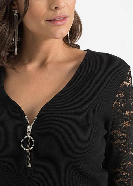 T-shirt à Fermeture Zippée 7 T-shirt à Fermeture Zippée - Afbeelding 5