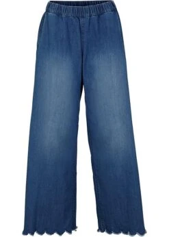 Jean Extra Large Avec Base Ondulée Et Taille Confortable