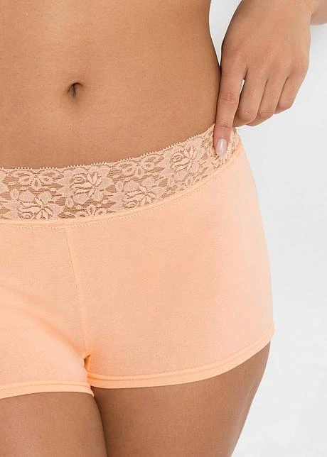 Lot De 4 Boxers Femme Avec Dentelle 6 Lot De 4 Boxers Femme Avec Dentelle - Afbeelding 4