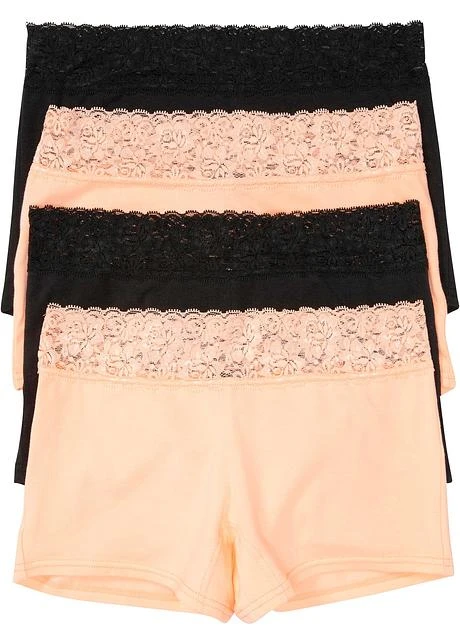 Lot De 4 Boxers Femme Avec Dentelle 3 Lot De 4 Boxers Femme Avec Dentelle
