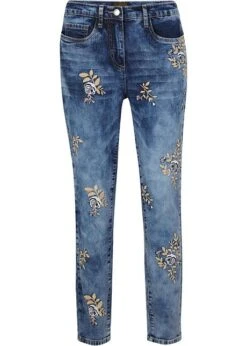 Jean à Broderie Florale  -Venus Mode Winkel 21312456 lthh1uCX