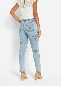 Jean à Broderie Florale  -Venus Mode Winkel 21312458 GqHJZogI