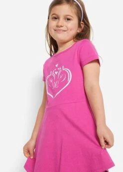 Lot De 2 Robes En Jersey Fille, Manches Courtes 10 Lot De 2 Robes En Jersey Fille, Manches Courtes -Venus Mode Winkel 21313917 LU6U26vx