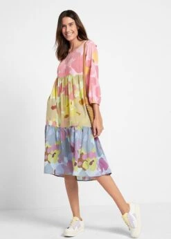 Robe-tunique Ample En Mélange Viscose Longueur Midi, Manches 7/8 12 Robe-tunique Ample En Mélange Viscose Longueur Midi, Manches 7/8 -Venus Mode Winkel 21318600 EqIvWF2k