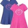 Lot De 2 Robes En Jersey Fille, Manches Courtes -Venus Mode Winkel 22005132 gAimsfeu