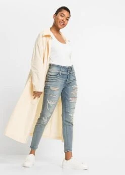 Rainbow Jean Skinny Taille Haute Avec Effets Destroyed -Venus Mode Winkel 22011908 2NPFf0aM