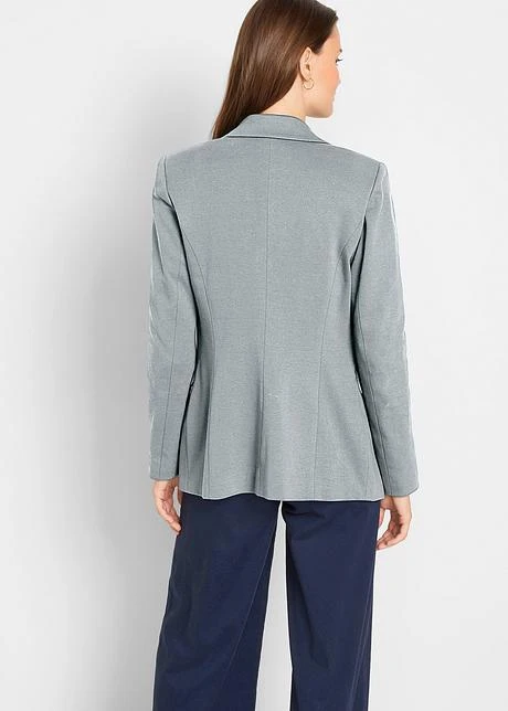 Blazer En Jersey Coton Cintré 5 Blazer En Jersey Coton Cintré - Afbeelding 3