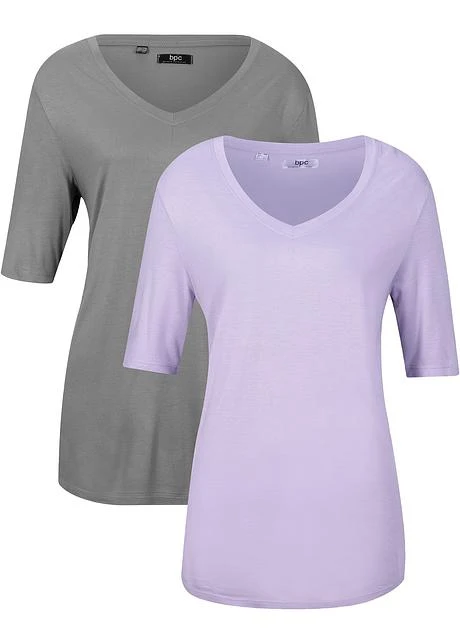 Lot De 2 T-shirts En Viscose 10 Lot De 2 T-shirts En Viscose - Afbeelding 8