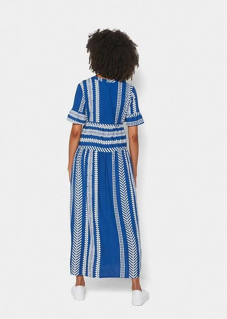 Robe Longue De Grossesse Avec Fonction Allaitement En Viscose 5 Robe Longue De Grossesse Avec Fonction Allaitement En Viscose - Afbeelding 3