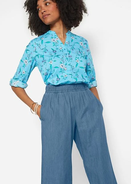 Jean à Enfiler Léger Avec Taille Confortable, Coupe Large 8 Jean à Enfiler Léger Avec Taille Confortable, Coupe Large - Afbeelding 6