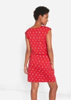 Robe T-shirt à Manches Papillon Et Imprimé -Venus Mode Winkel 22023699 73MkRiq6