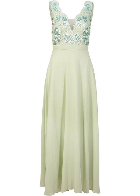 Robe En Crêpe Avec Sequins Brodées 13 Robe En Crêpe Avec Sequins Brodées - Afbeelding 11