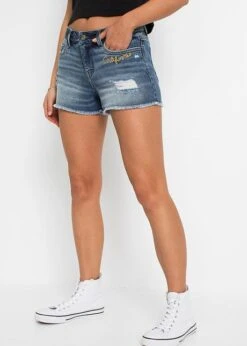 Rainbow Short En Jean à Broderie -Venus Mode Winkel 22027016 q7raFiQ8