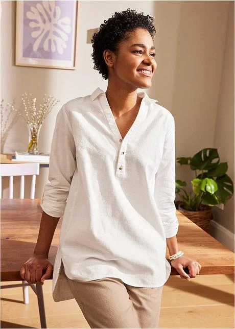 Tunique Longue En Lin Majoritaire 9 Tunique Longue En Lin Majoritaire - Afbeelding 7