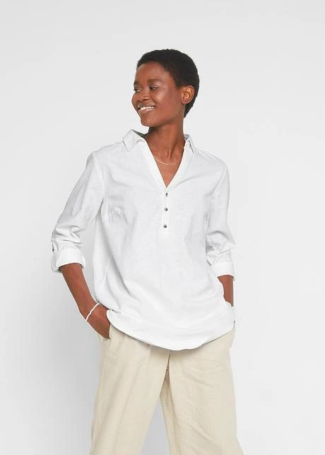 Tunique Longue En Lin Majoritaire 4 Tunique Longue En Lin Majoritaire - Afbeelding 2