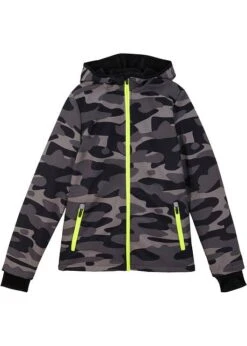 Veste Softshell Garçon à Imprimé Camouflage