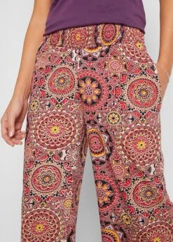 Jupe-culotte Large En Jersey Avec Large Taille Smokée, Longueur 7/8 -Venus Mode Winkel 22048001 6uWIrMfi