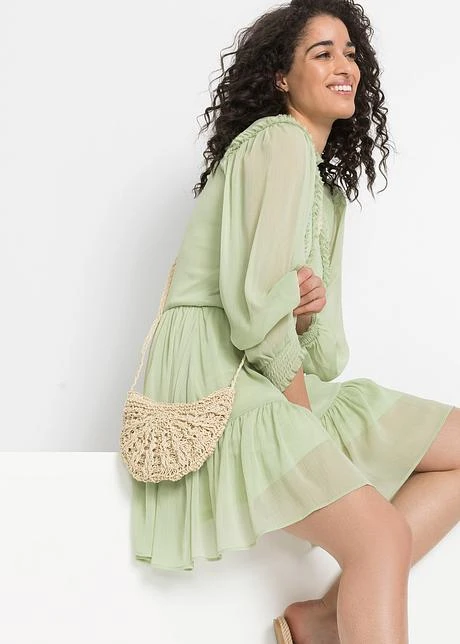 Sac à Bandoulière En Paille 4 Sac à Bandoulière En Paille - Afbeelding 2