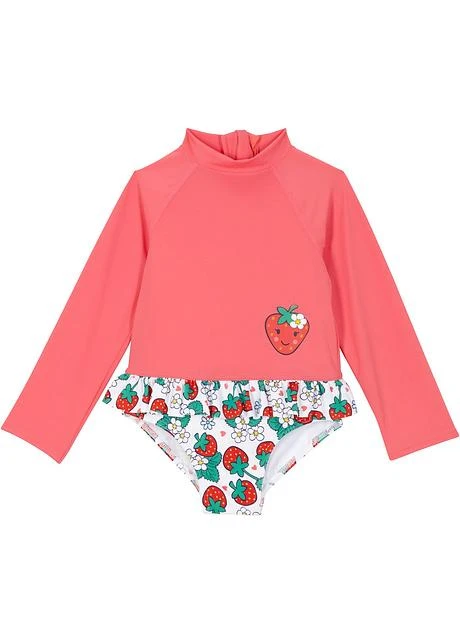 Maillot De Bain 1 Pièce Manches Longues Anti-UV Bébé 3 Maillot De Bain 1 Pièce Manches Longues Anti-UV Bébé