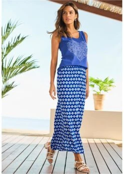 Jupe En Viscose Imprimée -Venus Mode Winkel 22080101 VelKh0oQ