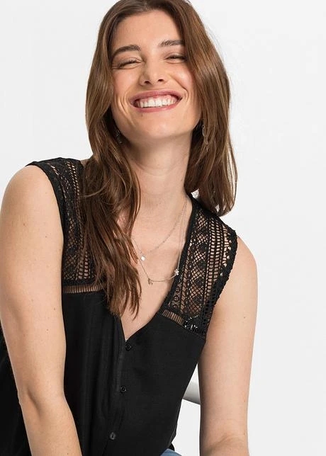 Top à Dentelle En Viscose 7 Top à Dentelle En Viscose - Afbeelding 5