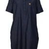 Robe En Jean, Manches Courtes 2 Robe En Jean, Manches Courtes -Venus Mode Winkel 22080718 RZ9uCQRz