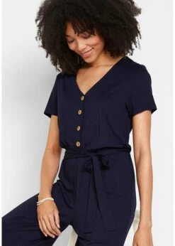 Combipantalon En Jersey Avec Col V, Manches Courtes -Venus Mode Winkel 22090312 qIAqpuuZ