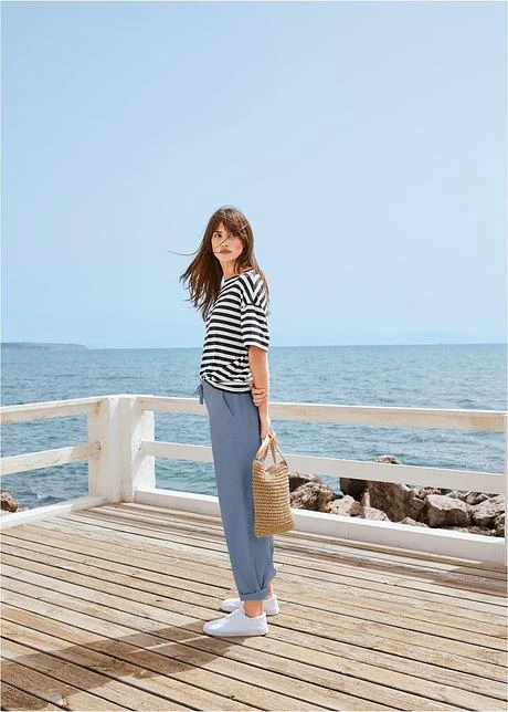 T-shirt Oversize En Viscose 9 T-shirt Oversize En Viscose - Afbeelding 7