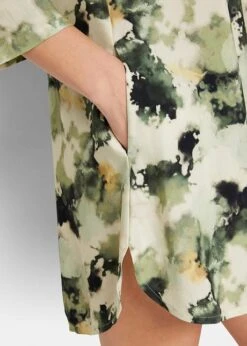 Robe-chemise Courte Avec Poches Latérales En Viscose -Venus Mode Winkel 22106794 VtnUdHWJ