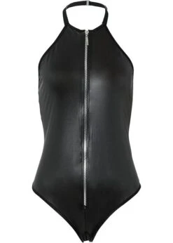 Venus Body-string Ouvert En Wet Look -Venus Mode Winkel 22120554 6W89mvWr