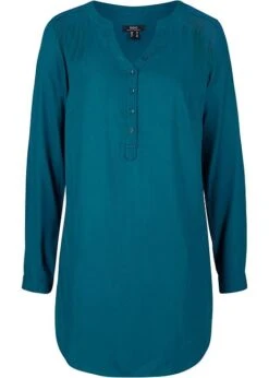Blouse-tunique En Viscose, Col V Et Manches Longues 21 Blouse-tunique En Viscose, Col V Et Manches Longues -Venus Mode Winkel 22122374 NfotbCvk
