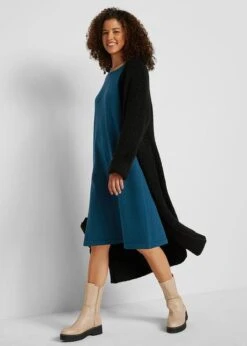 Robe En Maille Basique Avec Coton Recyclé -Venus Mode Winkel 22134042 9amY6Vgk