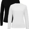 Lot De 2 T-shirts Manches Longues Col Haut -Venus Mode Winkel 22134507 lyhOzYeU