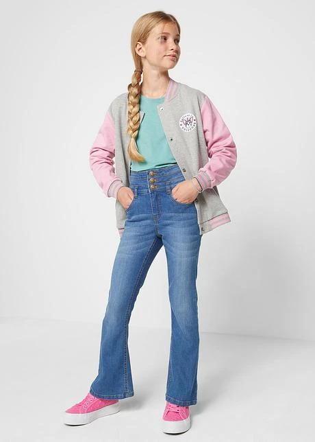 Jean Taille Haute Fille, Flared 6 Jean Taille Haute Fille, Flared - Afbeelding 4