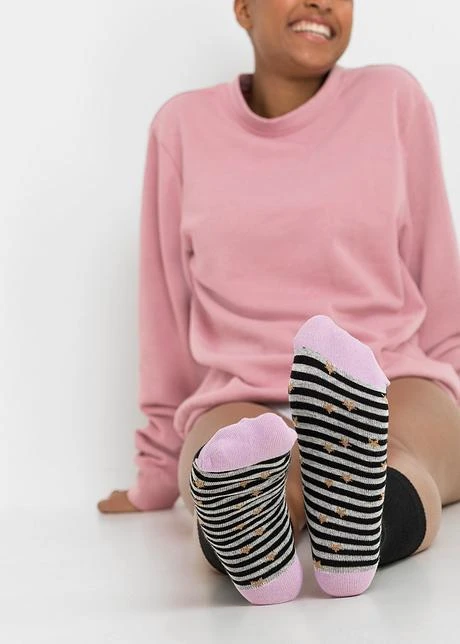 Lot De 5 Paires De Chaussettes Bord Non Comprimant Avec Coton 6 Lot De 5 Paires De Chaussettes Bord Non Comprimant Avec Coton - Afbeelding 4