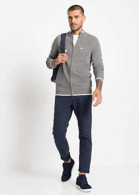 Gilet En Maille à Col Montant En Matière Recyclée 6 Gilet En Maille à Col Montant En Matière Recyclée - Afbeelding 4