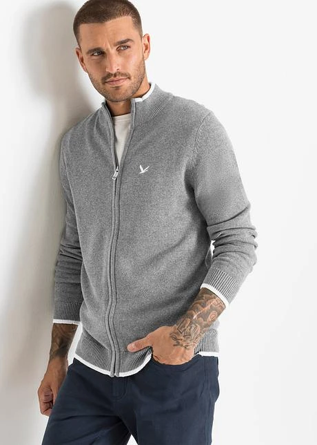 Gilet En Maille à Col Montant En Matière Recyclée 4 Gilet En Maille à Col Montant En Matière Recyclée - Afbeelding 2