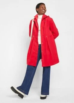 Manteau à Capuche Et Pli, Forme évasée -Venus Mode Winkel 22144459 B2iLd4ac
