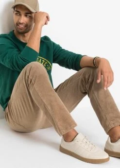 Pantalon Velours Côtelé Extensible Classic Fit, Tapered -Venus Mode Winkel 22145024 M7LFBLtA