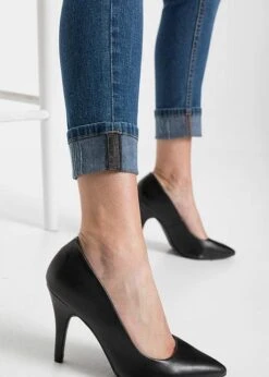 Jean Avec Revers En Bas De Jambes, Taille Courte -Venus Mode Winkel 22148267 2xkgvINw