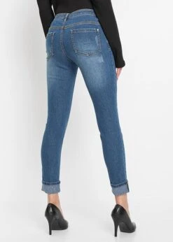 Jean Avec Revers En Bas De Jambes, Taille Courte -Venus Mode Winkel 22148320 qZIpKCT1