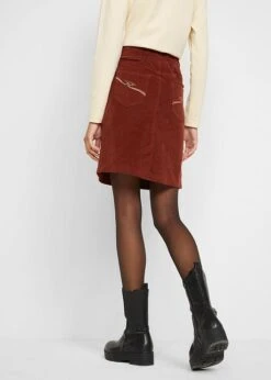 Jupe En Velours Côtelé Stretch à Ceinture Confort -Venus Mode Winkel 22154225 w68YO5Xj