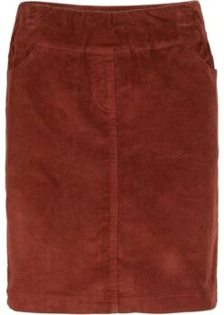 Jupe En Velours Côtelé Stretch à Ceinture Confort