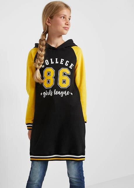 Robe Sweat-shirt à Capuche Fille 4 Robe Sweat-shirt à Capuche Fille - Afbeelding 2
