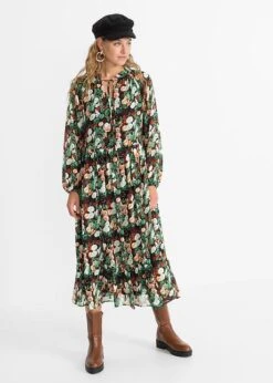 Rainbow Robe Longue Avec Polyester Recyclé Et Imprimé Floral -Venus Mode Winkel 22159283 hCw4ee0k