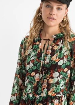 Rainbow Robe Longue Avec Polyester Recyclé Et Imprimé Floral -Venus Mode Winkel 22159360 Id8wABv7