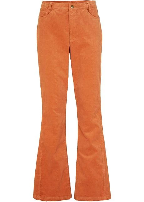 Pantalon Flare En Velours Côtelé Extensible Avec Taille Haute Confortable 11 Pantalon Flare En Velours Côtelé Extensible Avec Taille Haute Confortable - Afbeelding 9
